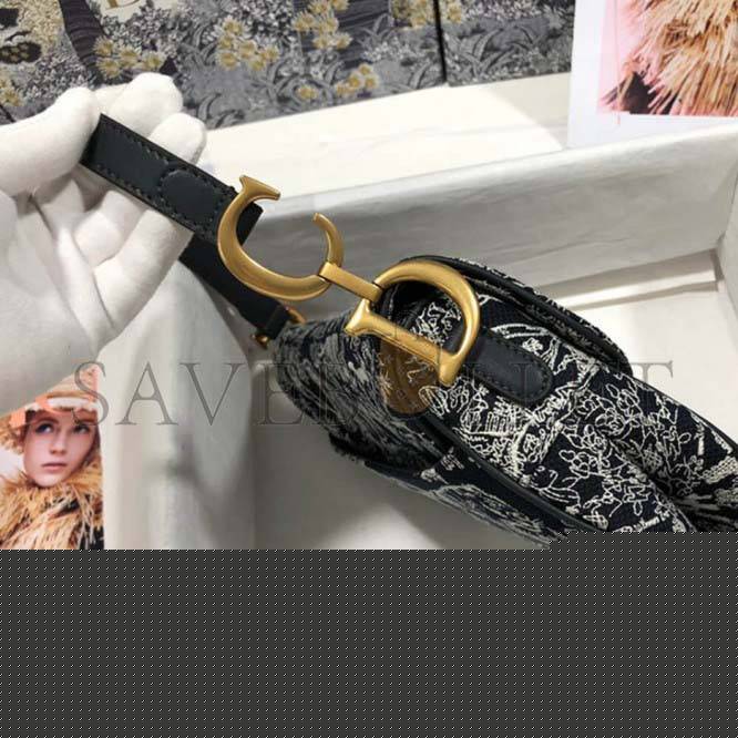 D*or saddle bag m0446ctfo_m928 (25.5cm*20cm*6.5cm)